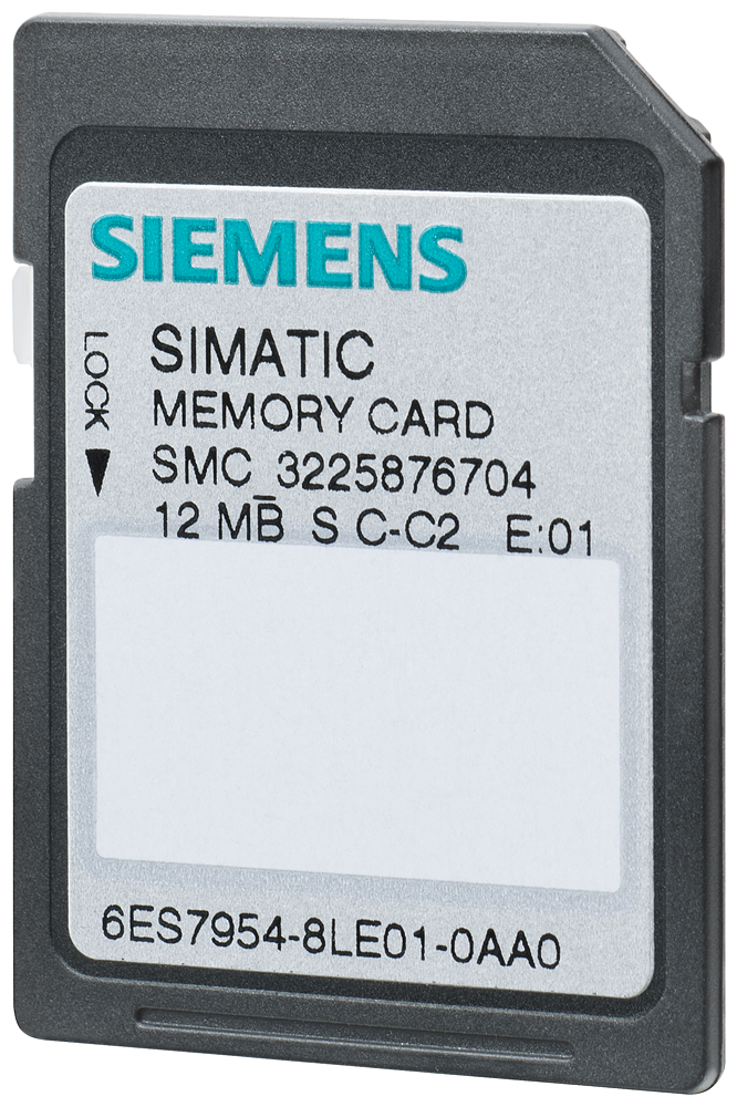 MEMORY CARD SIMATIC S7-1x00 4MB