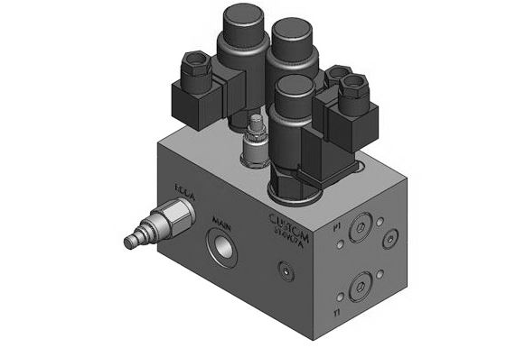 MANIFOLD BLOCK  60L/MIN W/HAU AMP