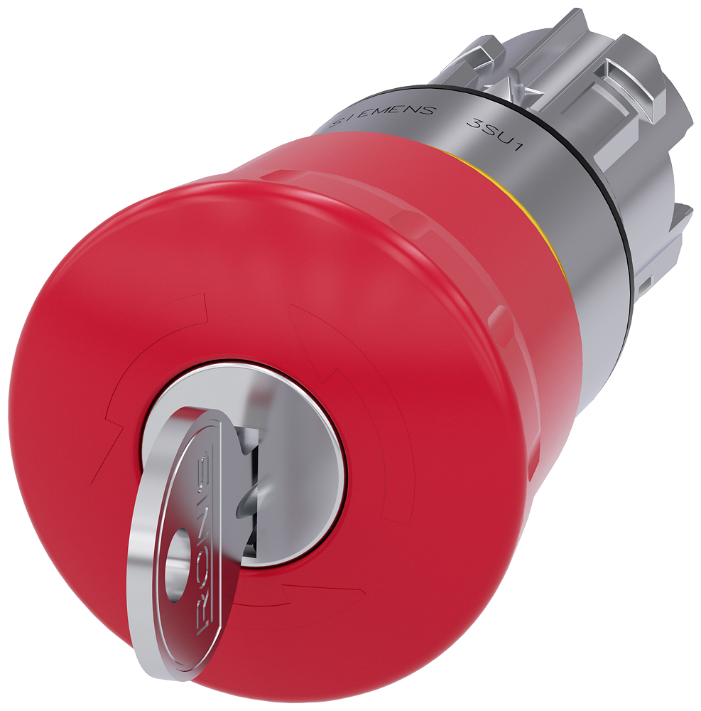 E-STOP P/B ø22M ø40 L-KEY RD RONIS455