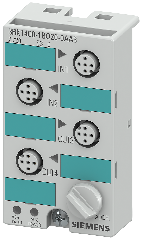 AS-I MODULE K45 2DI/2DQ 24VDC