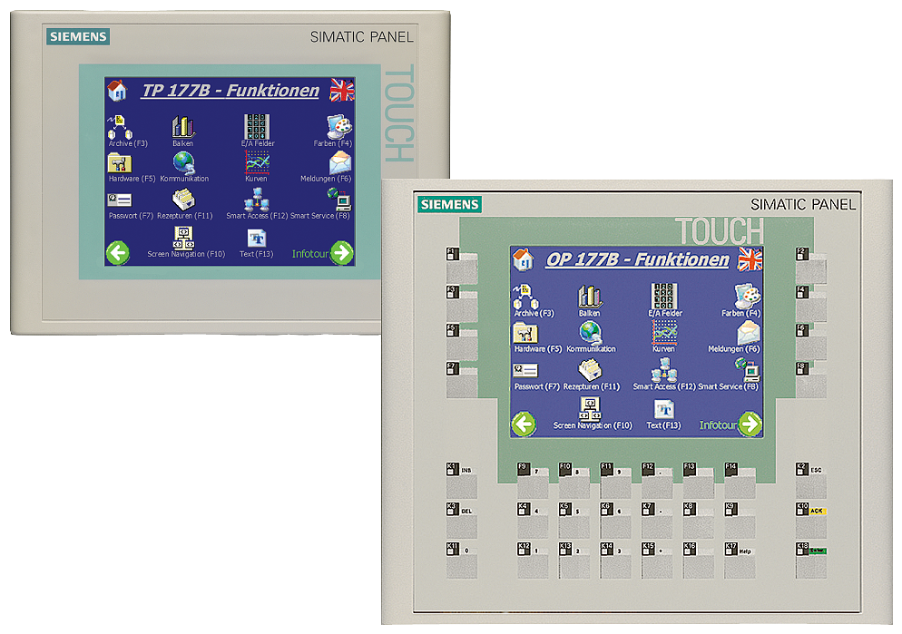 OPERATOR CONTROL PANEL TP 177B 24VDC