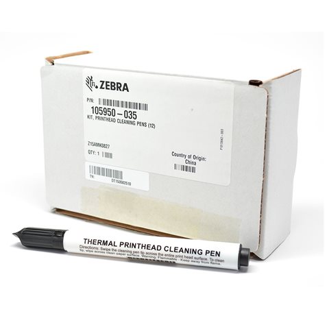ZEBRA, ACCESSORY, CLEANING PENS, BOX OF 12 SOLD AS BOX OF