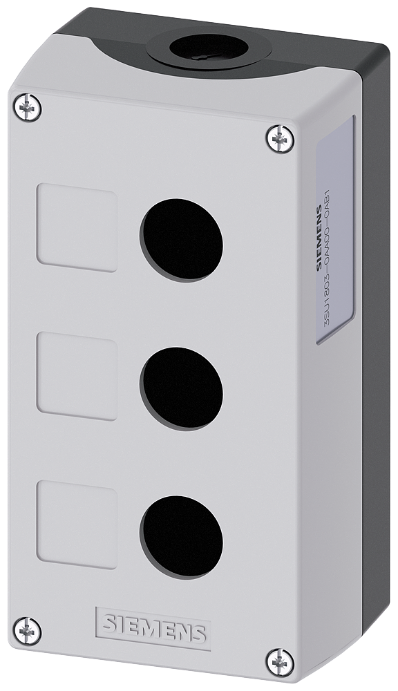 ENCLOSURE 154x85x64 PLASTIC 3ø22 GY