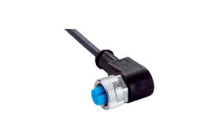 CABLE M12F90 4P/TAIL PUR BK 5M DRAG