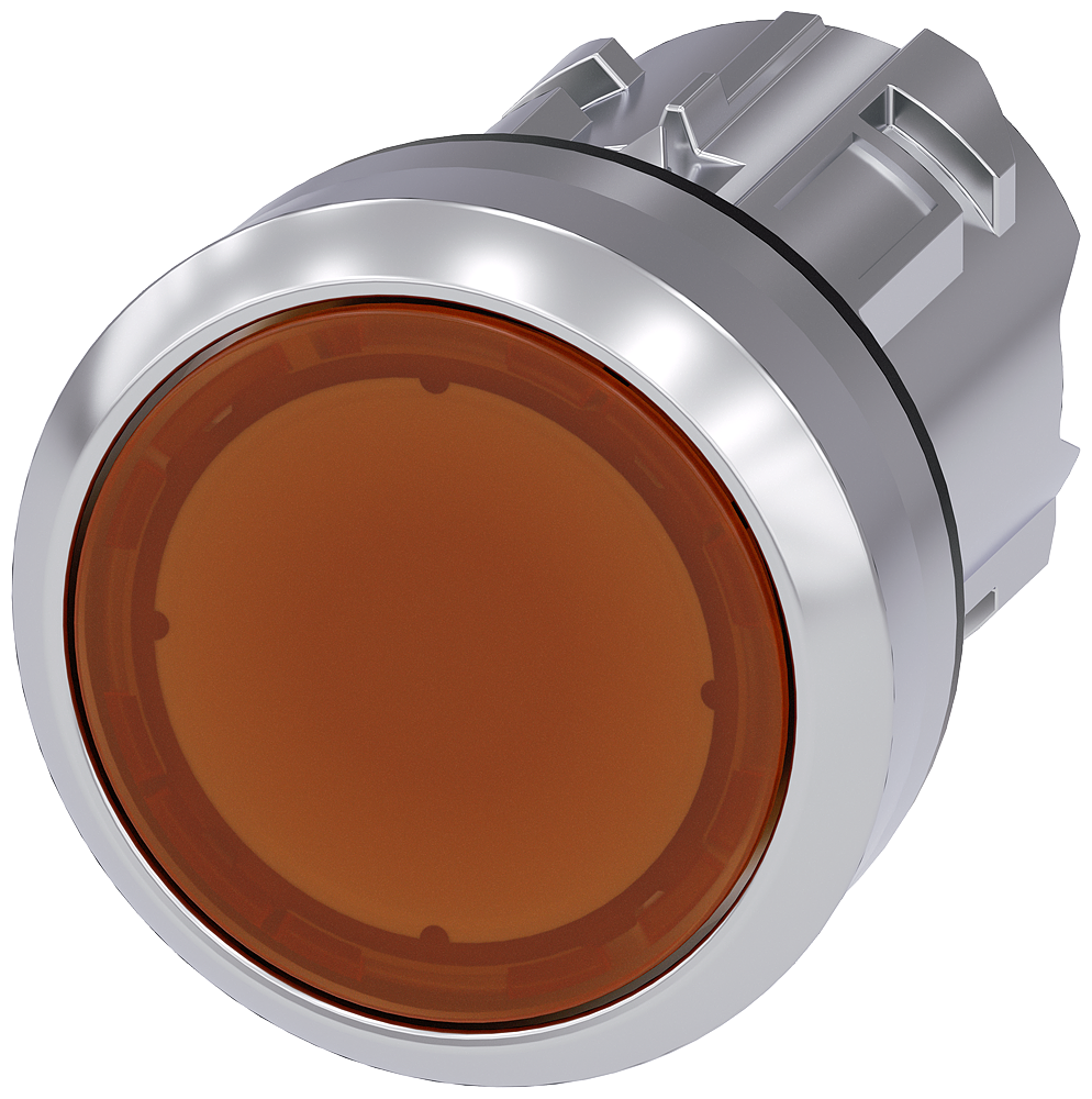 P/BUTTON ø22M FLAT ILLUM AM