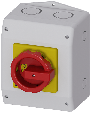 E-STOP SW 6P 23A 11.5kW R/Y