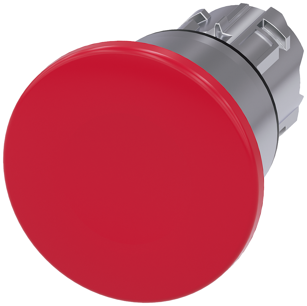 P/BUTTON ø22M MUSHRM ø40 L-PULL RD