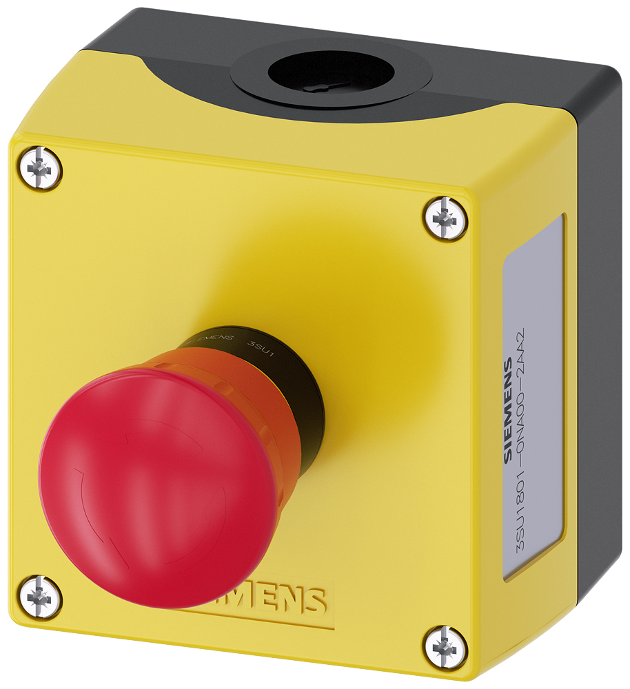 E-STOP P/B 1NC RDø40 ROT PLASTIC ENCL