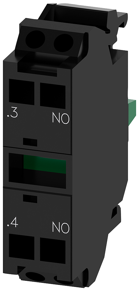 CONTACT BLOCK 1NO FNT-MNT SCC