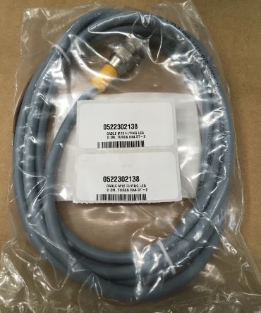 CABLE M12 FLYING LEAD 2M, TURCK RK4.5T-2