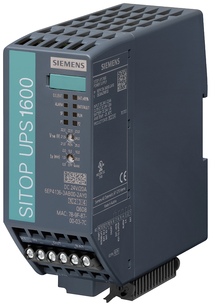 UPS1600 UPS BAT 24VDC 20A PROFINET