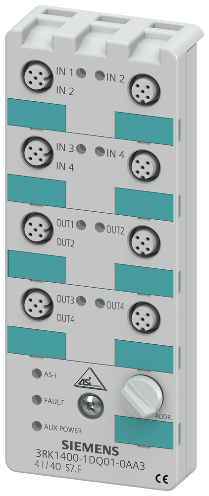AS-I MODULE COMPACT 4I/4O 24VDC